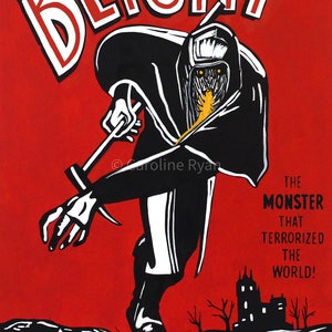 Dead By Daylight The Blight Talbot Grimes DBD Gouache Painting Fan Art Print