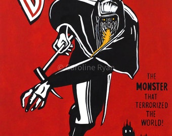 Dead By Daylight The Blight Talbot Grimes DBD Gouache Painting Fan Art Print