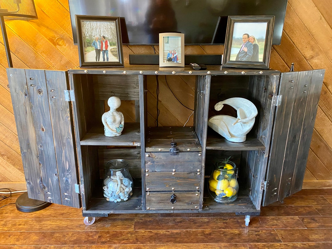 Cedar Entertainment Center Etsy