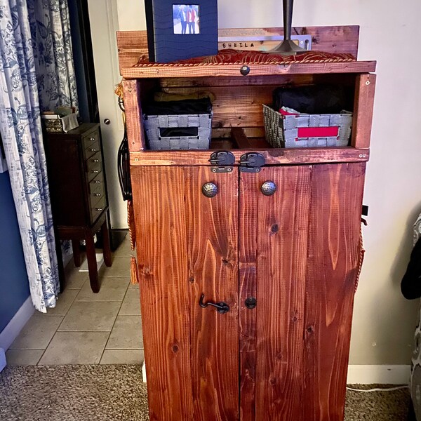 Cedar Armoire Etsy