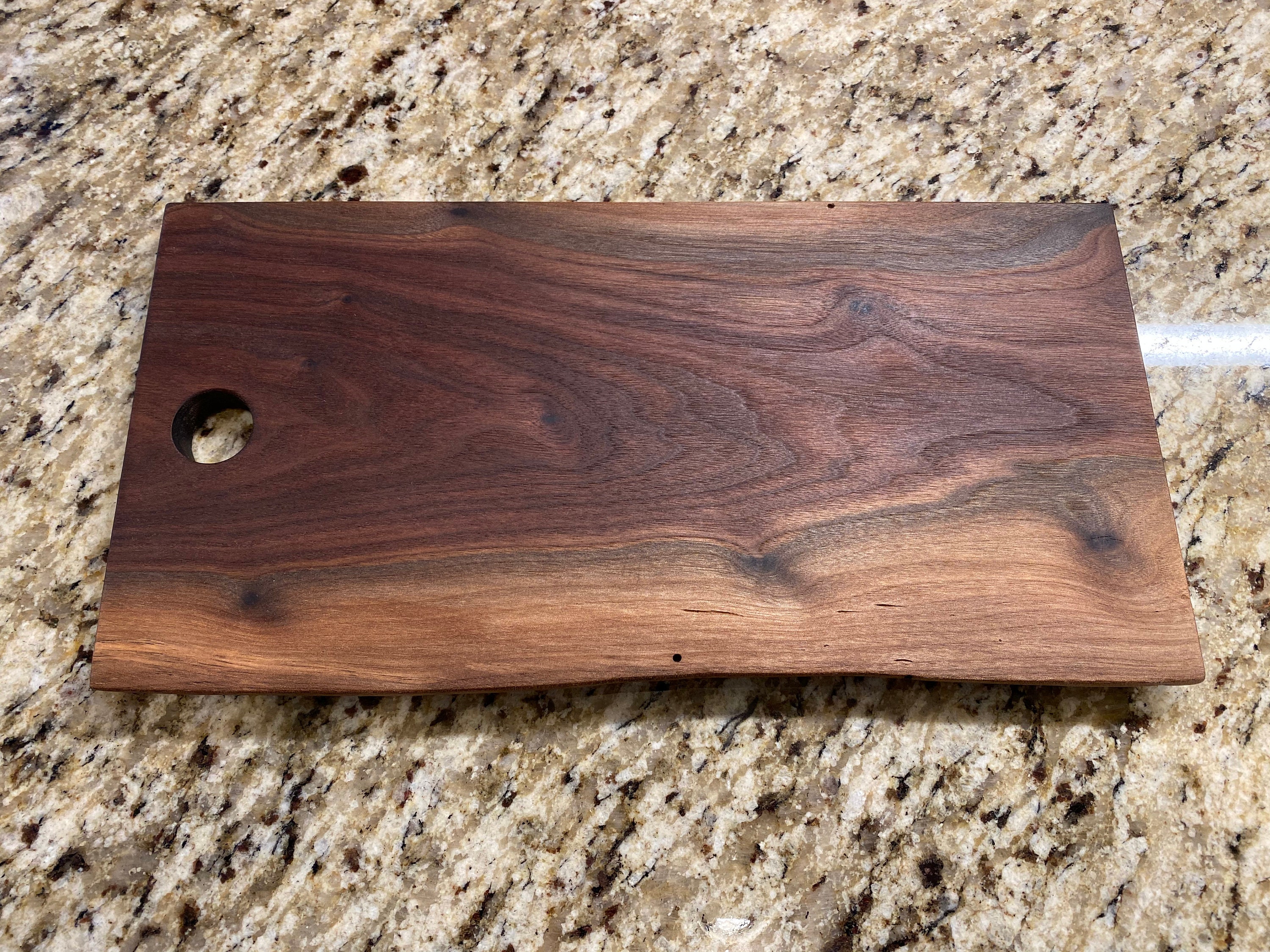 Live Edge Cutting Board Walnut Cutting Board Rustic | Etsy