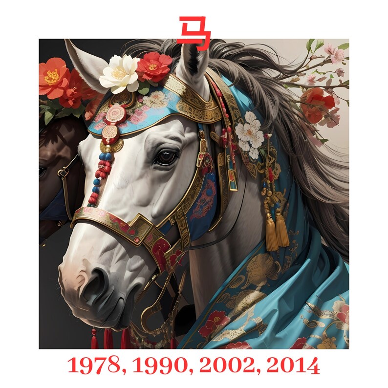 2024 Year of the Dragon, Chinese Zodiac Horoscopes for the horse on a