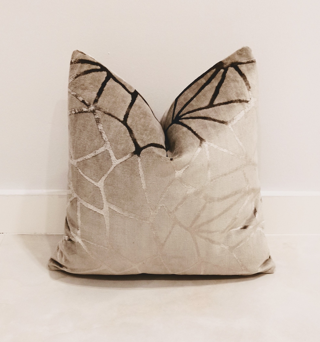 Beige Velvet Pillow Cover Velvet Pillows Decorative Pillow Etsy