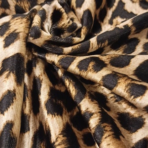 Luxury Animal Pattern Velvet Fabric Upholstery Velvet Fabric | Etsy