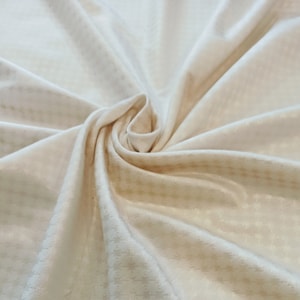 Swatch, Luxury Cream Upholstery Velvet Fabric, Velvet Fabric By The Yard, Velvet Fabric By The Meter, Cream Velvet Fabric for Furnitures