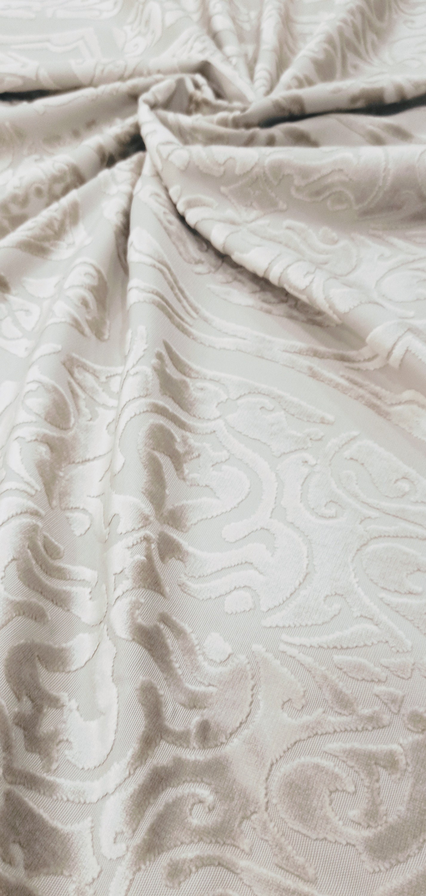 Luxury Light Beige Upholstery Velvet Fabric Fabric Fabric by Etsy