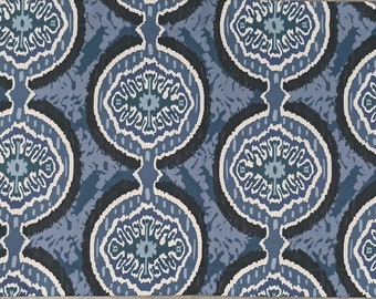 Blue Indoor Outdoor Fabric, Upholstery Fabric, Fabric By The Yard, Furniture Fabric, Chair Fabric, Curtain Fabric, Pillow Cushion Fabric