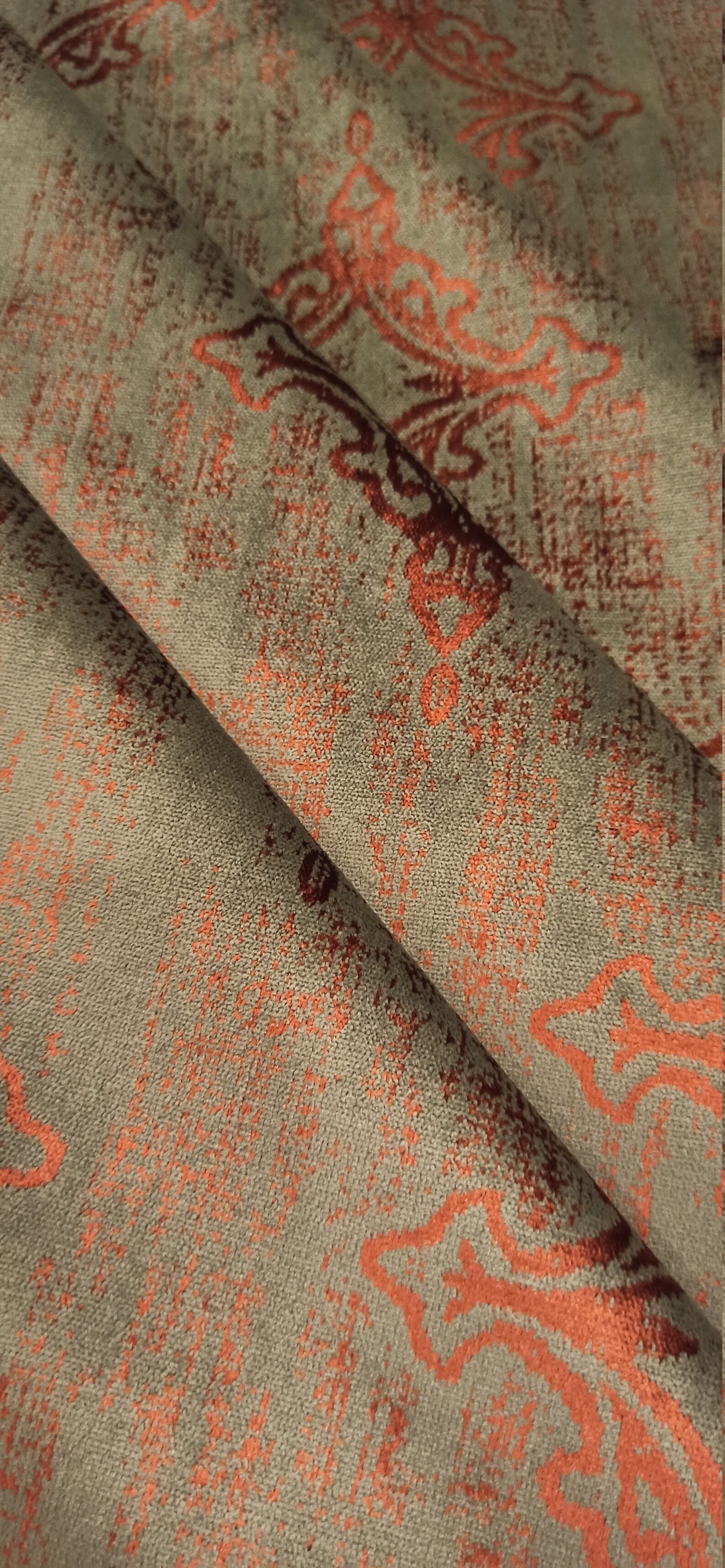 Luxury Copper Velvet Fabric Upholstery Velvet Fabric Velvet Etsy