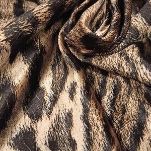 Sample Luxury Animal Print Upholstery Velvet Fabric, Velvet Fabric by ...