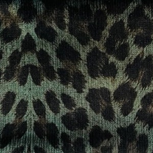 Velvet Fabric By The Yard Sample / Swatch Luxury Red Animal Print Upholstery Velvet Fabric Velvet Fabric By The Meter Cheetah Fabric