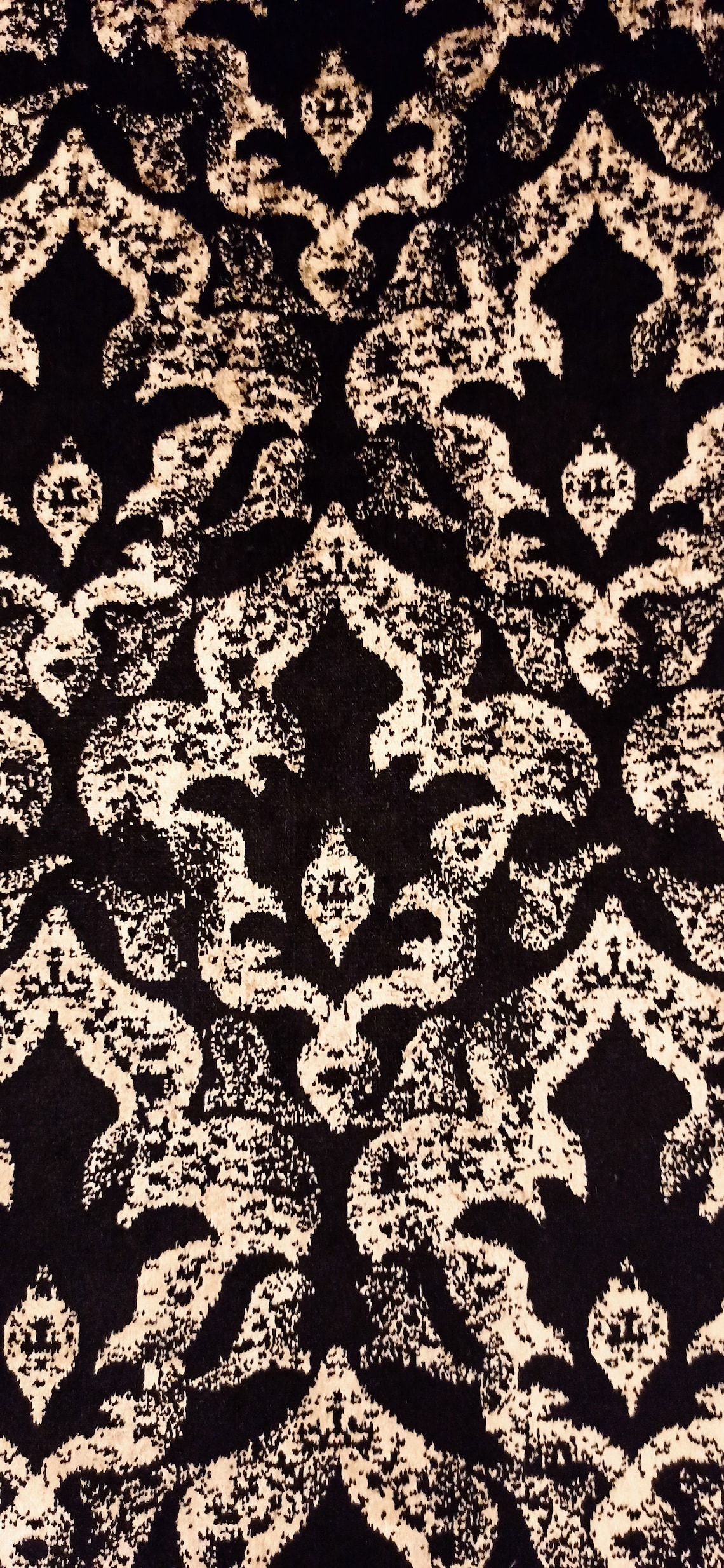 Luxury Black Gold Velvet Fabric Upholstery Velvet Fabric Etsy