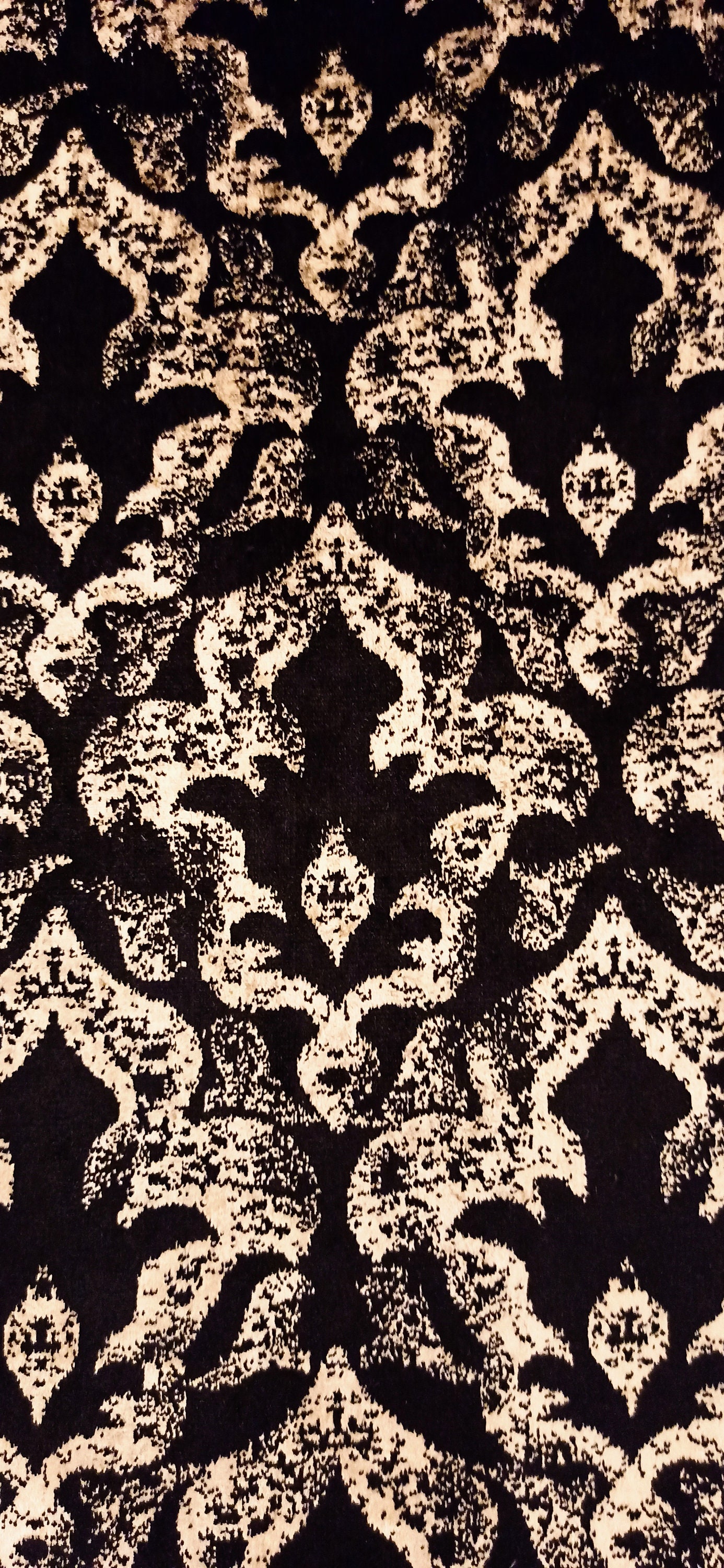 Luxury Black Gold Velvet Fabric Upholstery Velvet Fabric Etsy
