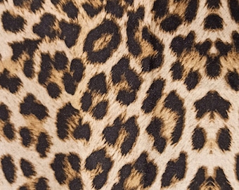 Leopard Print Velvet Fabric : Couch & Chair Upholstery Fabric By The Yard, We Pay The US Tax