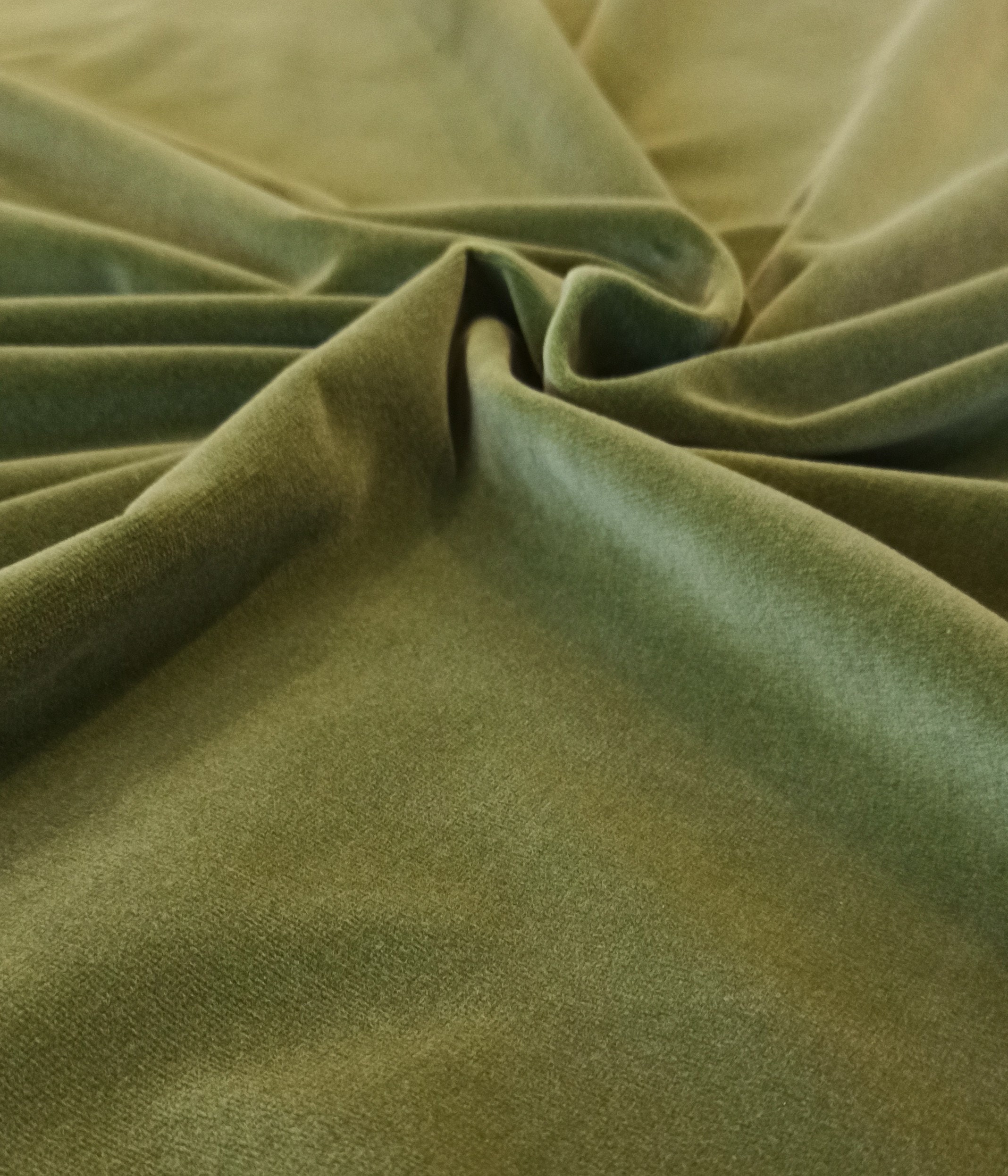 Luxury Leaf Green Upholstery Velvet Fabric Green Fabric Etsy