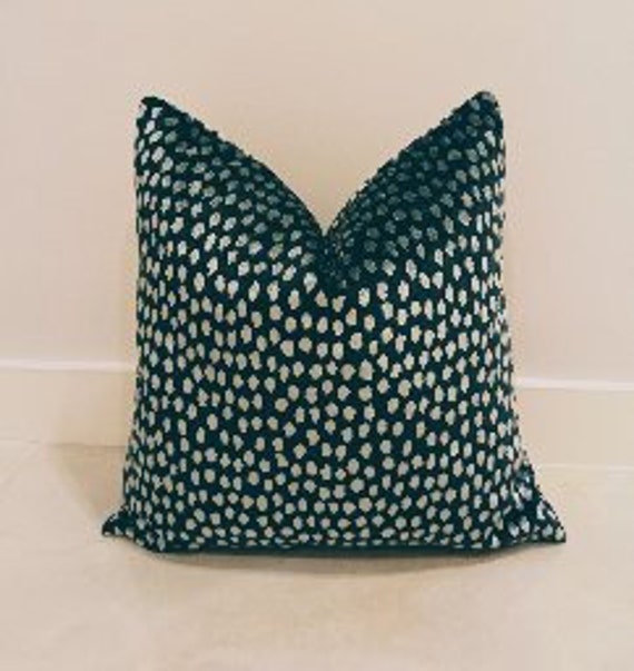 Dark Blue Velvet Pillow Cover Velvet Pillows Decorative Etsy