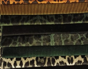 Animal Print Upholstery Velvet Fabric: Leopard, Cheetah, Snake - By The Yard, We Pay The US Tax