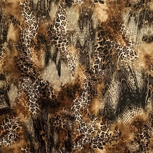 Sample Luxury Animal Print Upholstery Velvet Fabric Velvet - Etsy