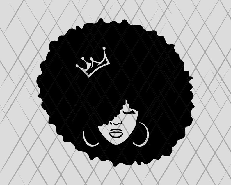 Download Black Queen SVG Afro Girl SVG Cutting File Black Princess ...