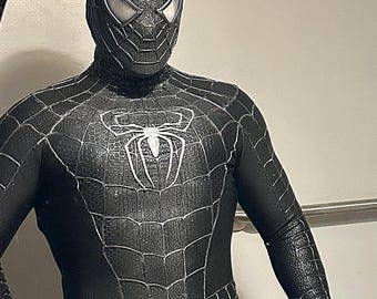 Raimi Spider-Man 3 2007 symbiote Cosplay Replica Costume Unisex (customizable)