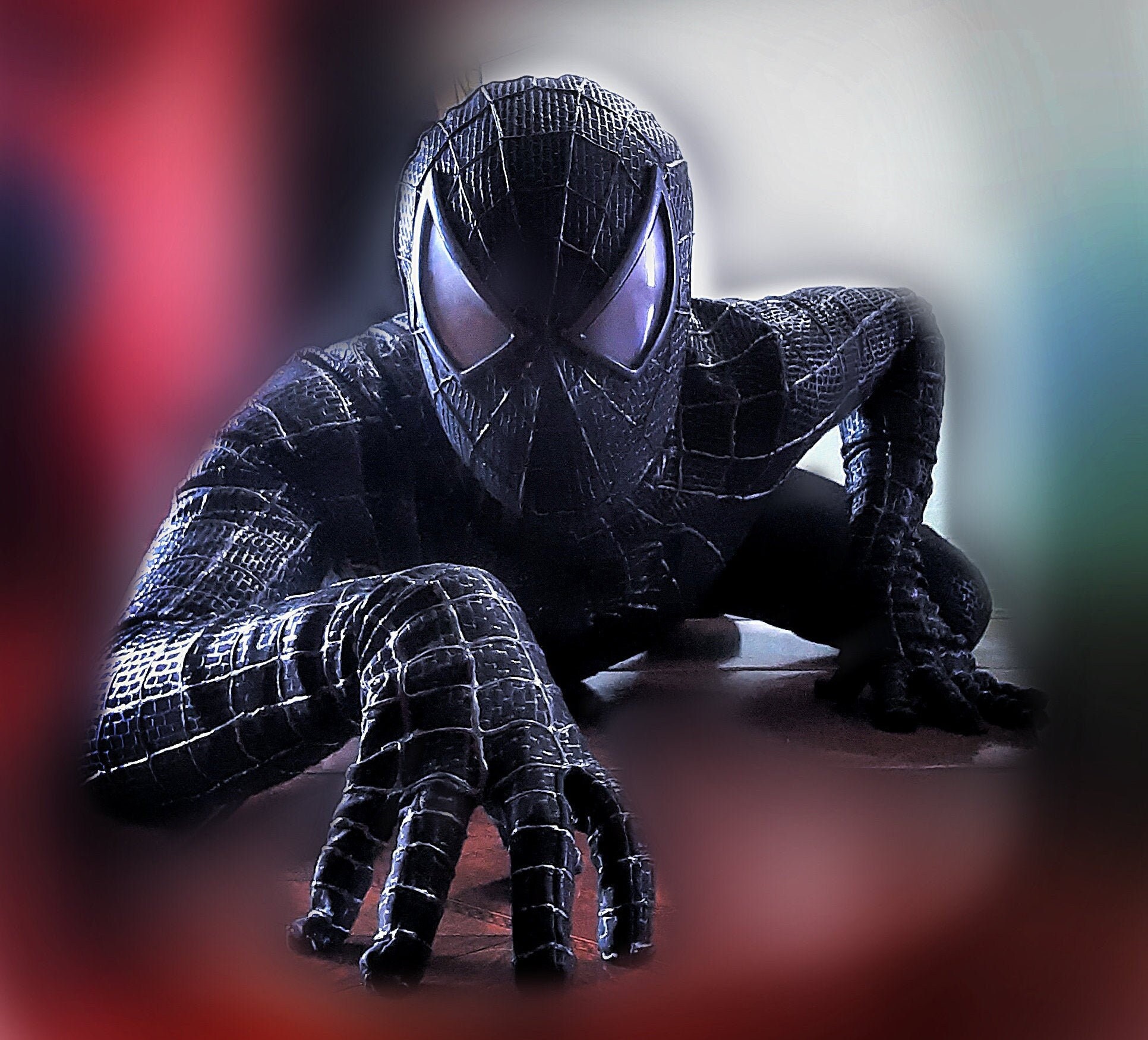 Black suit SpiderMan 3 film replica suit / mens boys cosplay Etsy