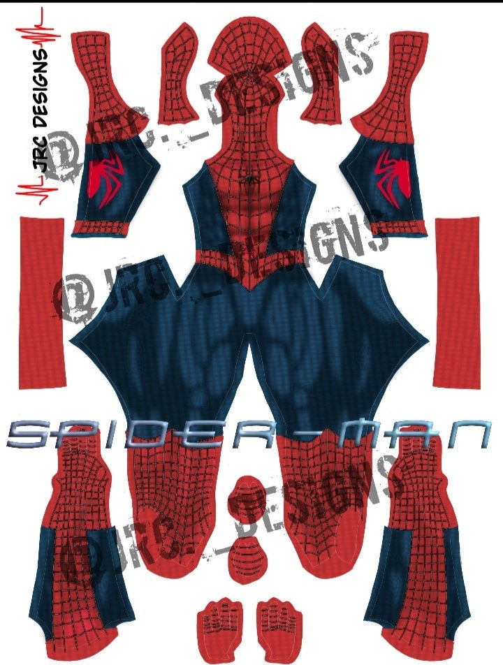 Spider-man 2002 Prototype Suit Pattern V1 