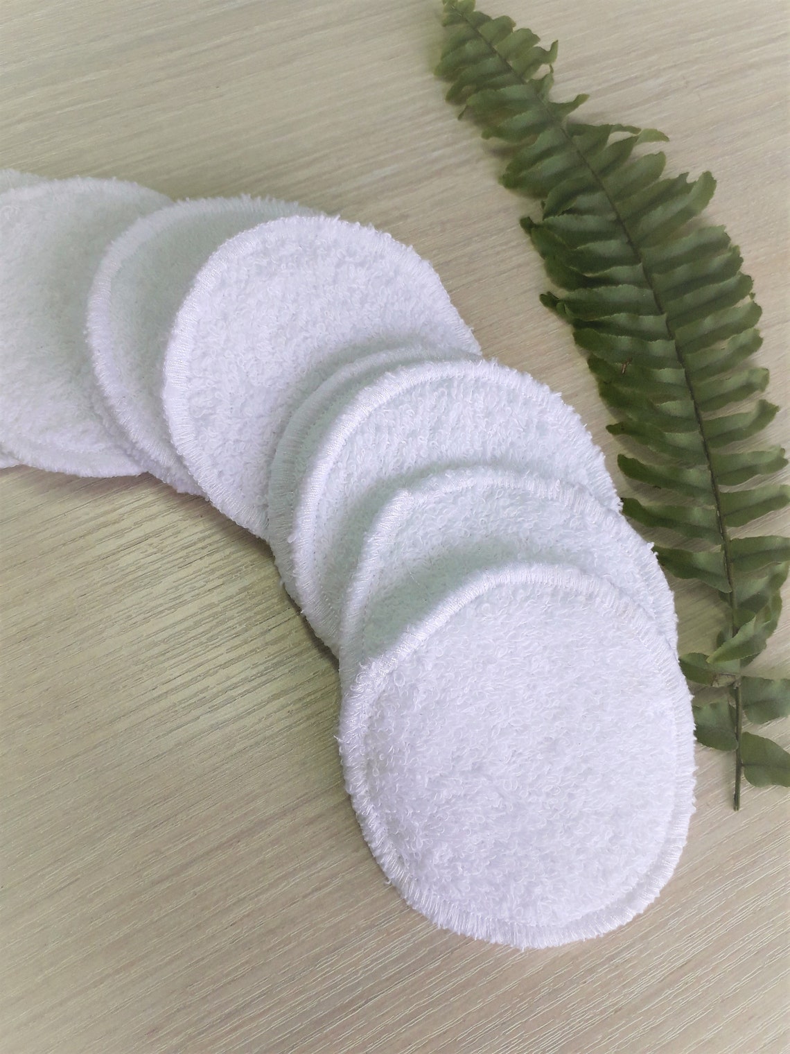 White Organic Cotton Makeup Remover Pads Reusable Cotton Etsy
