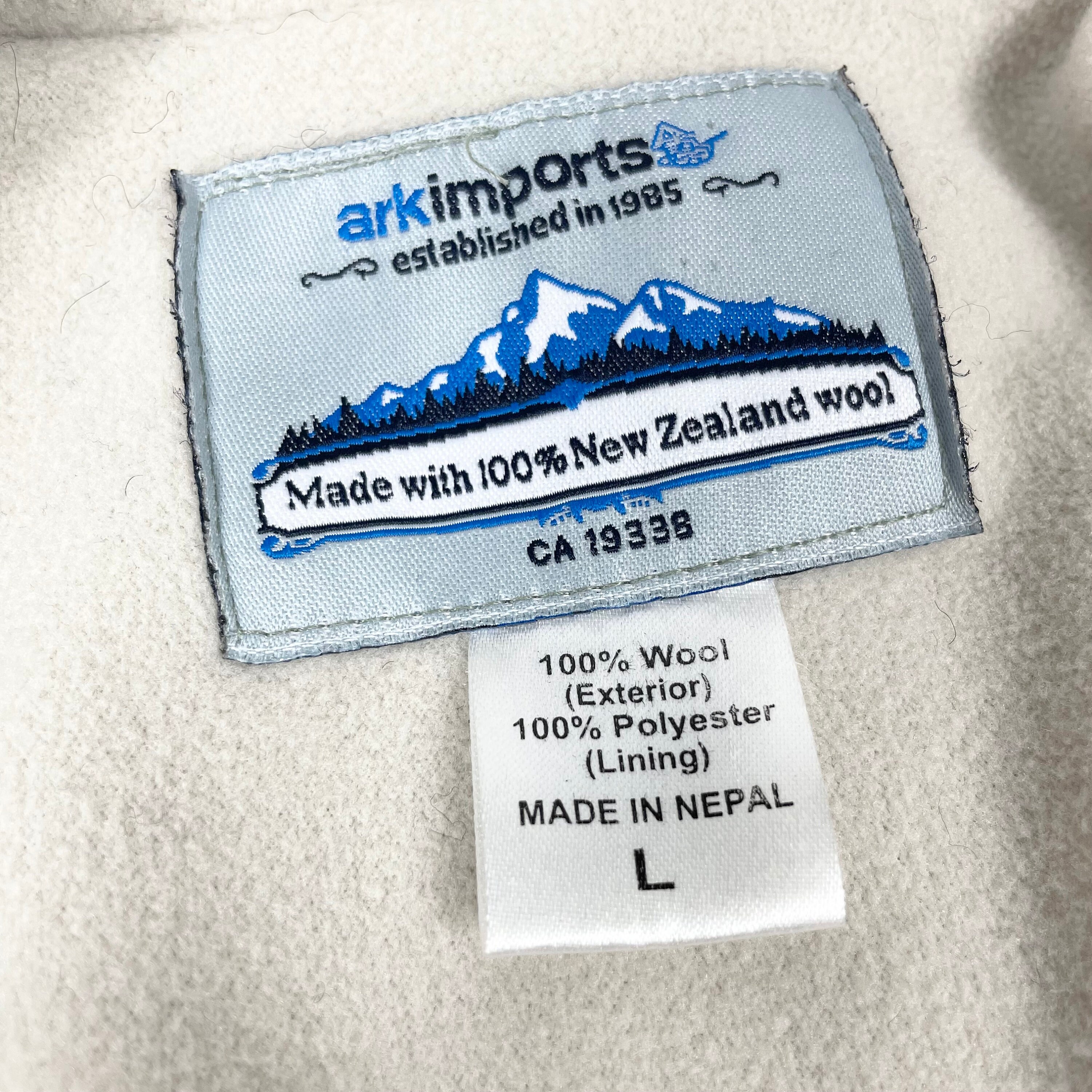 New Zealand Wool Knit Cowichan Sweater Hooded Jumper L Etsy