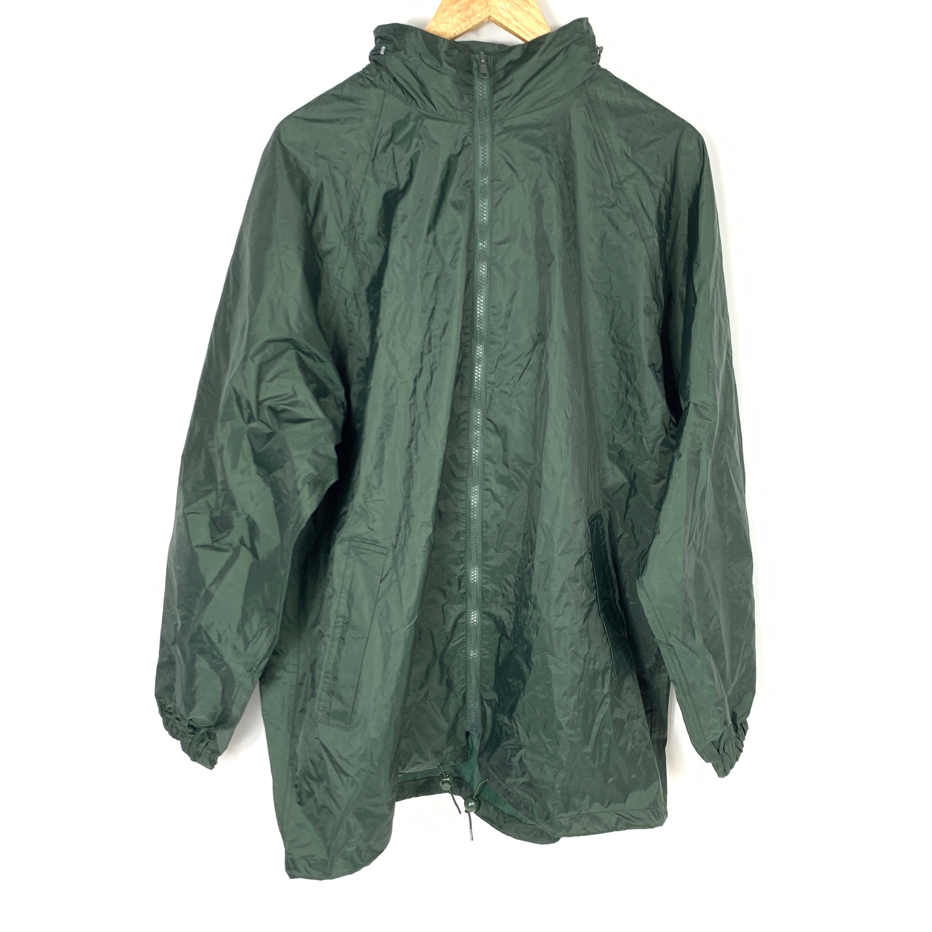 Pioneer Army Green Waterproof Rain Jacket Collared Hood Mens | Etsy