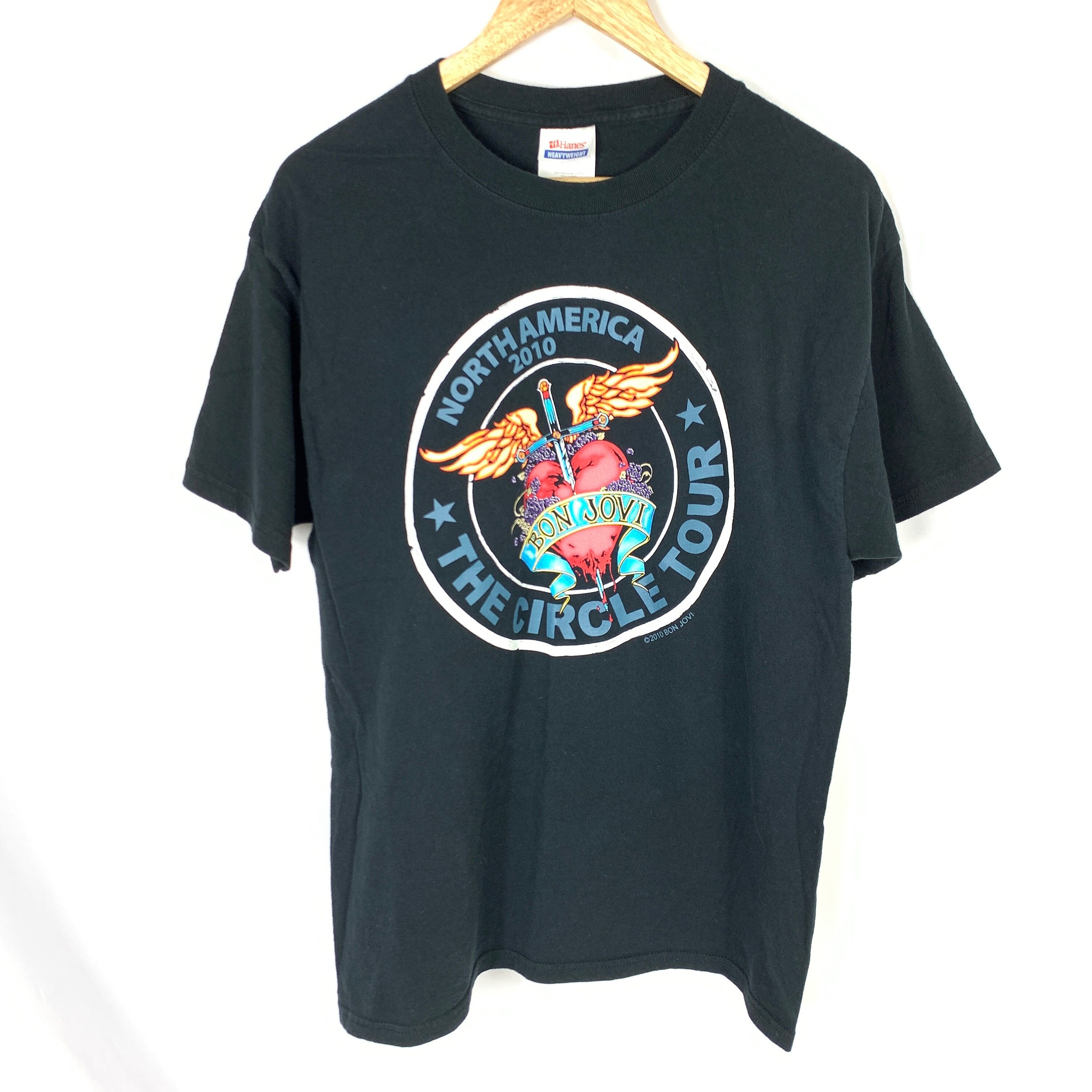 Bon Jovi 2010 Circle Tour Concert T Shirt Merchandise Large | Etsy