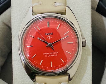 Beautiful HMT Mechanical Manual Winding 17Jewels Men’s Wrist Watch
