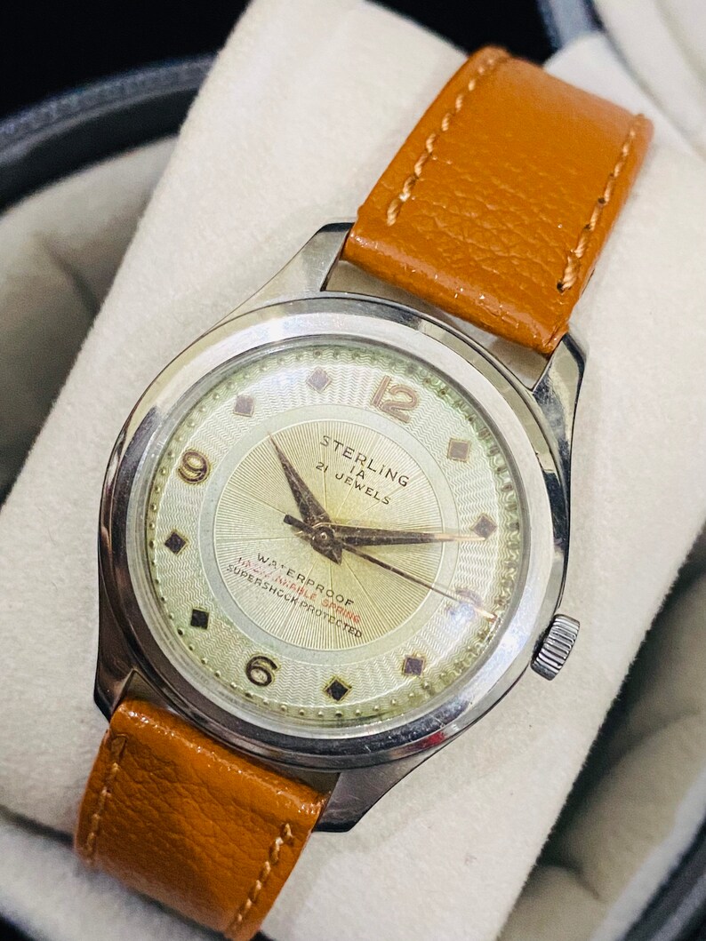 Beautiful Vintage Enicar Ultrasonic Mechanical 17jewels Hand Winding Swiss ETA Movement Mens