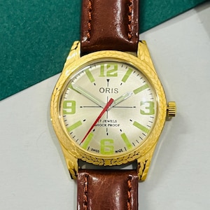 Vintage FHF ST-96 Silver Dial Hand Winding 17Jewels Swiss Made Men’s Wrist Watch