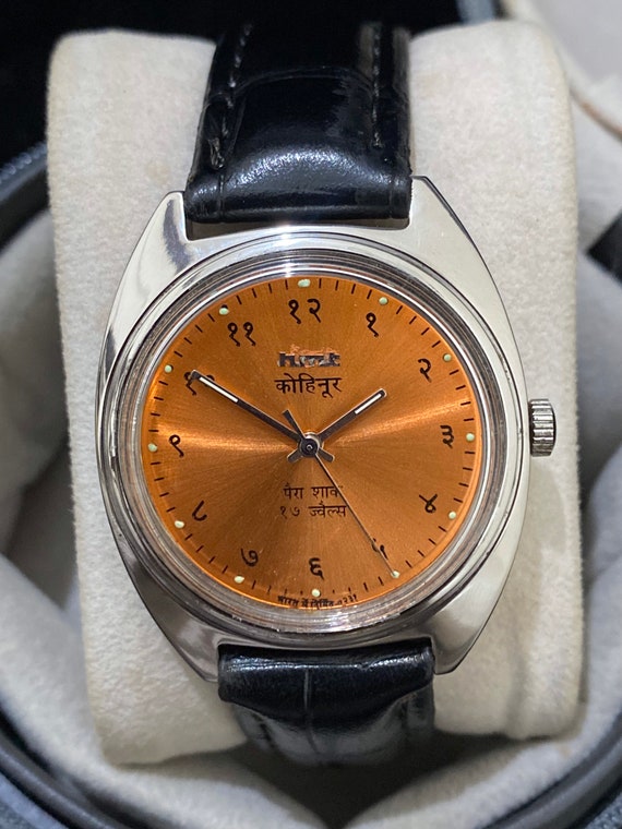 HMT Kohinoor Devanagari Numerals Mechanical Men’s 