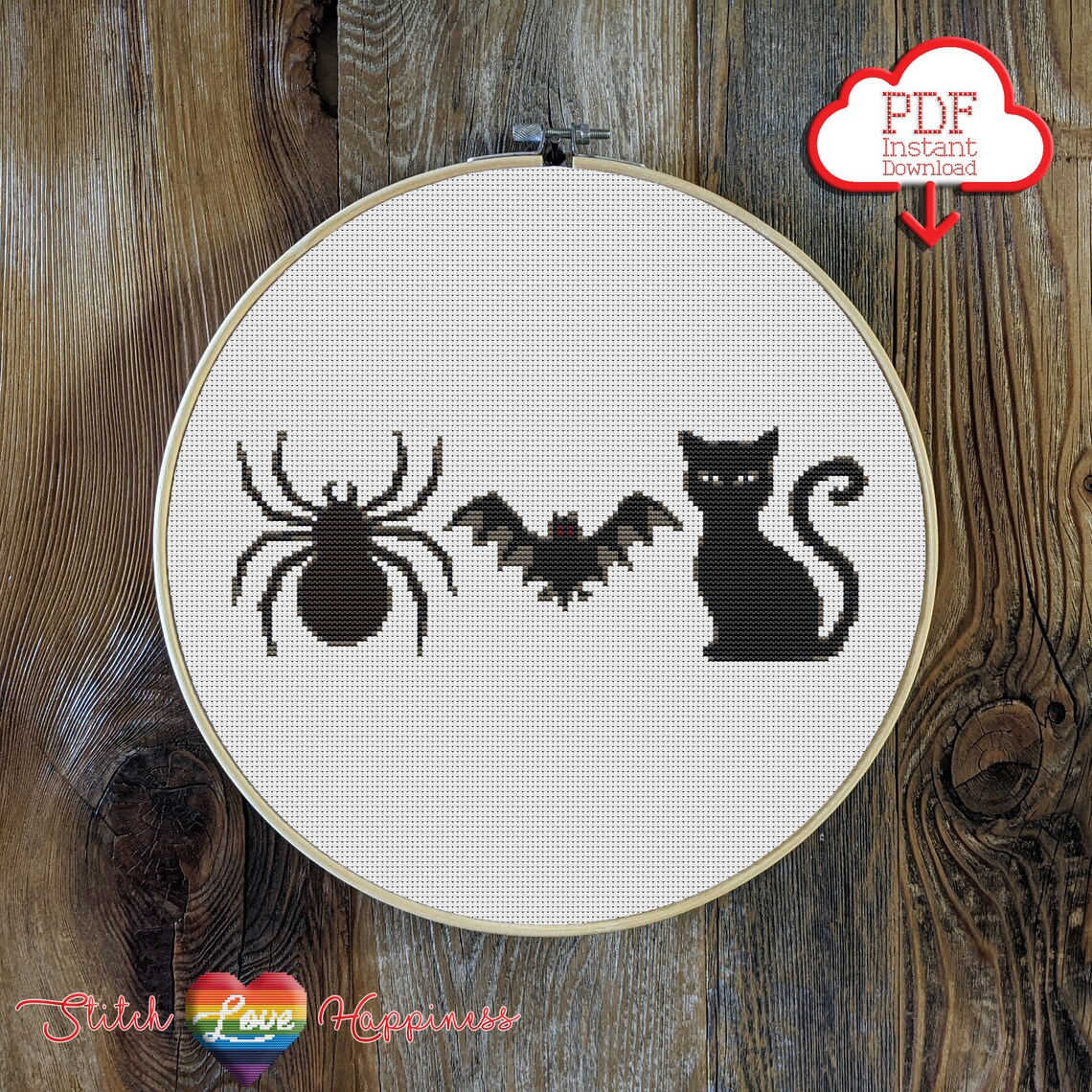 Creepers Cross Stitch Pattern | Halloween Décor | Spooky Season ...