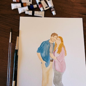 custom watercolor portrait