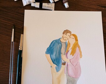 custom watercolor portrait
