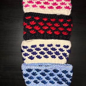 Lotus Flower Headbands // Luxury Headband // Cozy Earwarmer