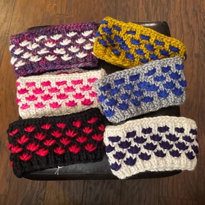 Lotus Flower Headbands // Luxury Headband // Cozy Earwarmer