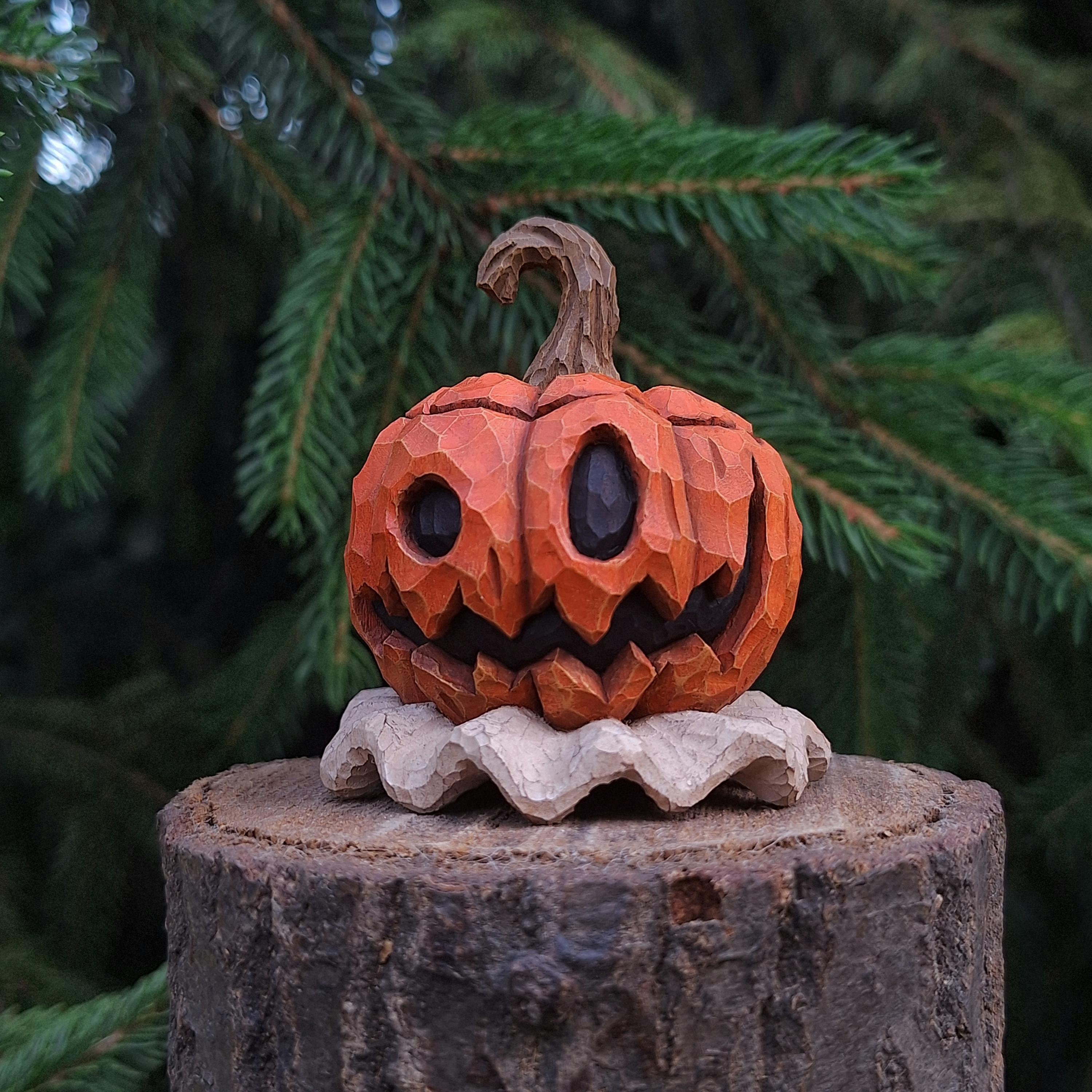 Lot De 5 Citrouilles En Bois à Peindre, Décoration De Citrouille D'automne, Parfaites Pour Thanksgiving Et Halloween, Décoration De Cour, 43,2 Cm, Par Woodpeckers