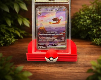 3D Printed Slab Holder – Magnetic Monster Sphere Display Stand for Graded Cards