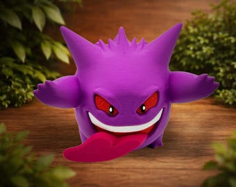 Gengar Window Display | Smooshed PC Case Decor