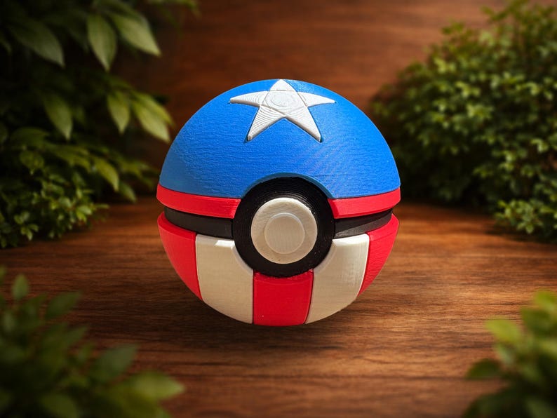 Captain America Shield Display – 3D Printed Collectible Figure image 1