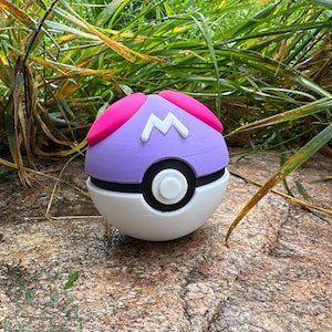 3D Printed Master Ball Pokéball – Iconic Collectible Display