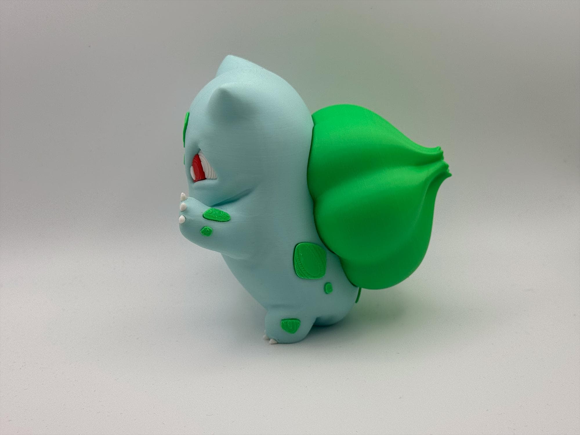 Bulbasaur Smooshed PC Case Display – 3D Printed Window Decor – 4” Plant ...