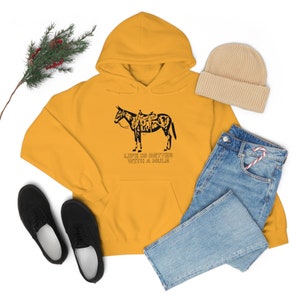 Life Is Better With A Mule Unisex Heavy Blend Hooded Sweatshirt. Mule Lover. Mule Gift. Mule Hoodie. Mules.
