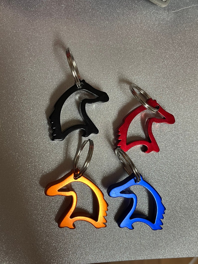 Aluminum Horse Head Keychain Bottle Opener Horse Charm. Horse Etsy