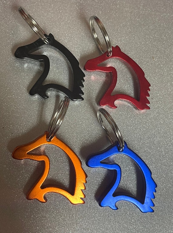 Aluminum Horse Head Keychain Bottle Opener Horse Charm. Horse Etsy