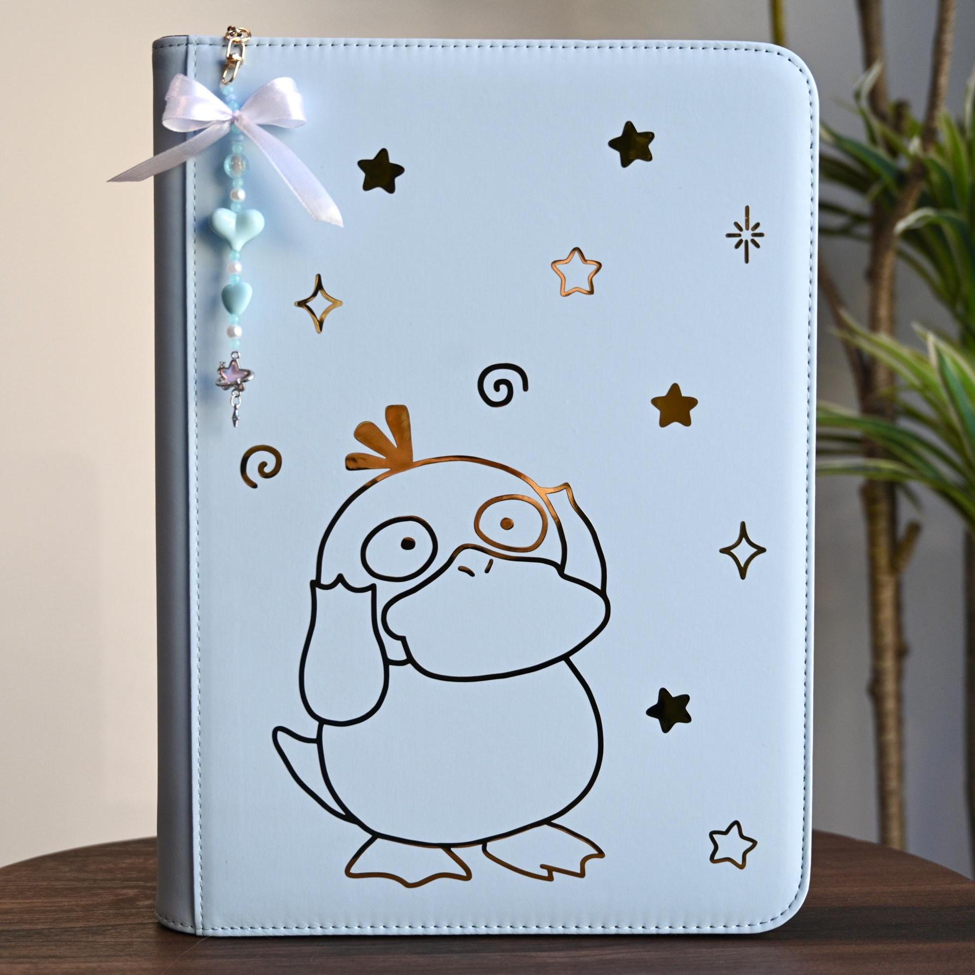 psyduck card binder Pool Party 9-Pocket Trading Psyduck Binder 12 Premium Card
