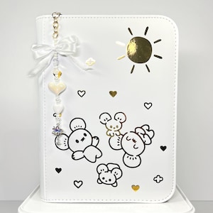 Pokemon Binder 4 / 9 Pockets | Maushold Pokemon Theme, Ringless Design. *keychain sold separately*