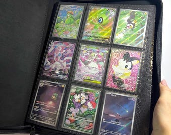 pokemon binder full of rare cards Amazon.com: Pokemon 100+ Rainbow Rare Cards Binder Collection Includes 5  foils in Any Combination and at Least 1 of The Following Cards, EX and GX,  FA, Secret Rare, Tag Team, Unified Minds : main image 0